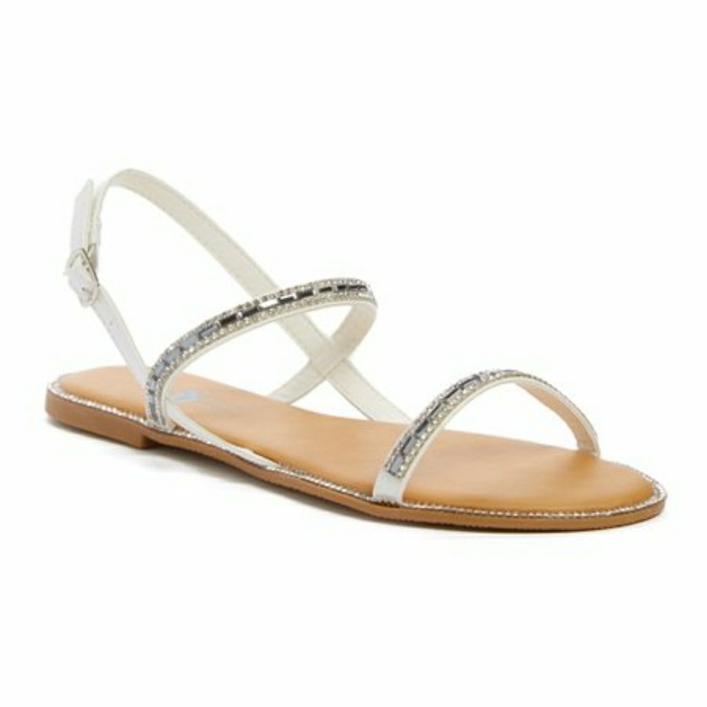 White Simbal Sandal 